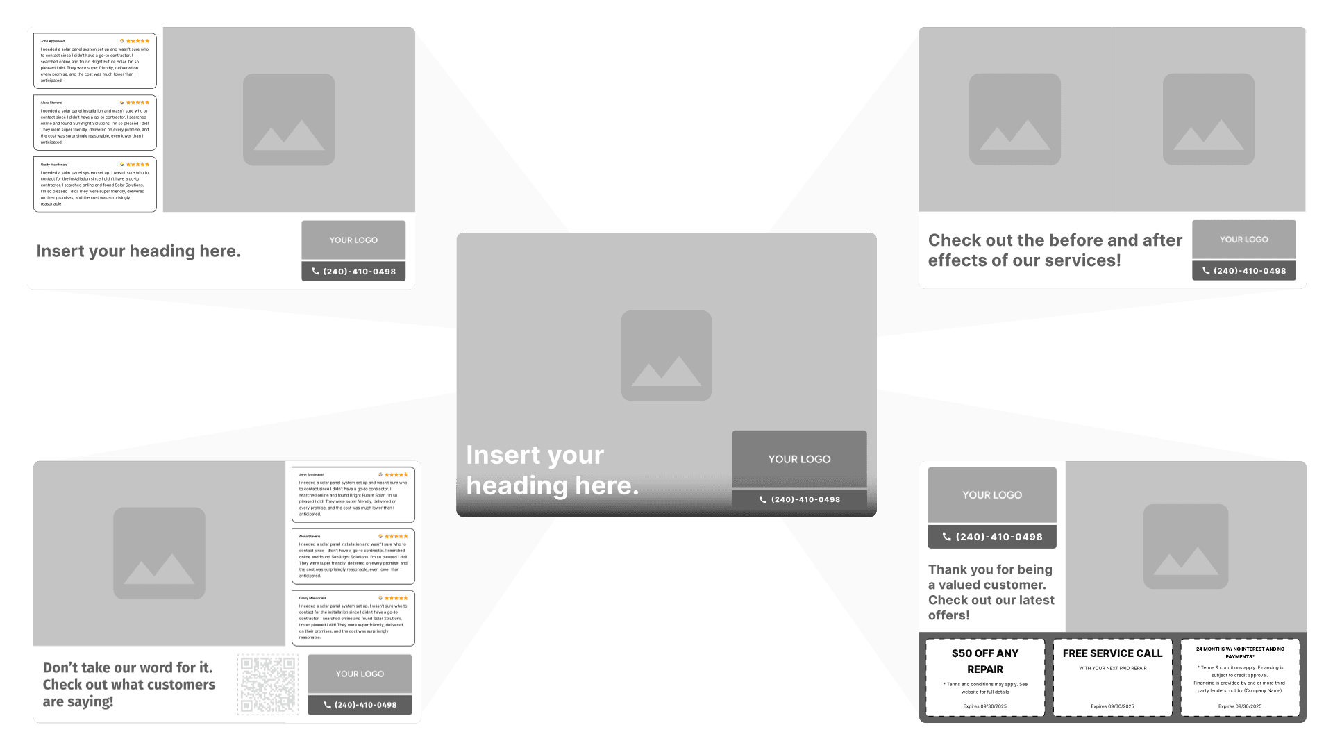 Constraint-based Figma templates so CSMs could produce print assets without breaking the layout