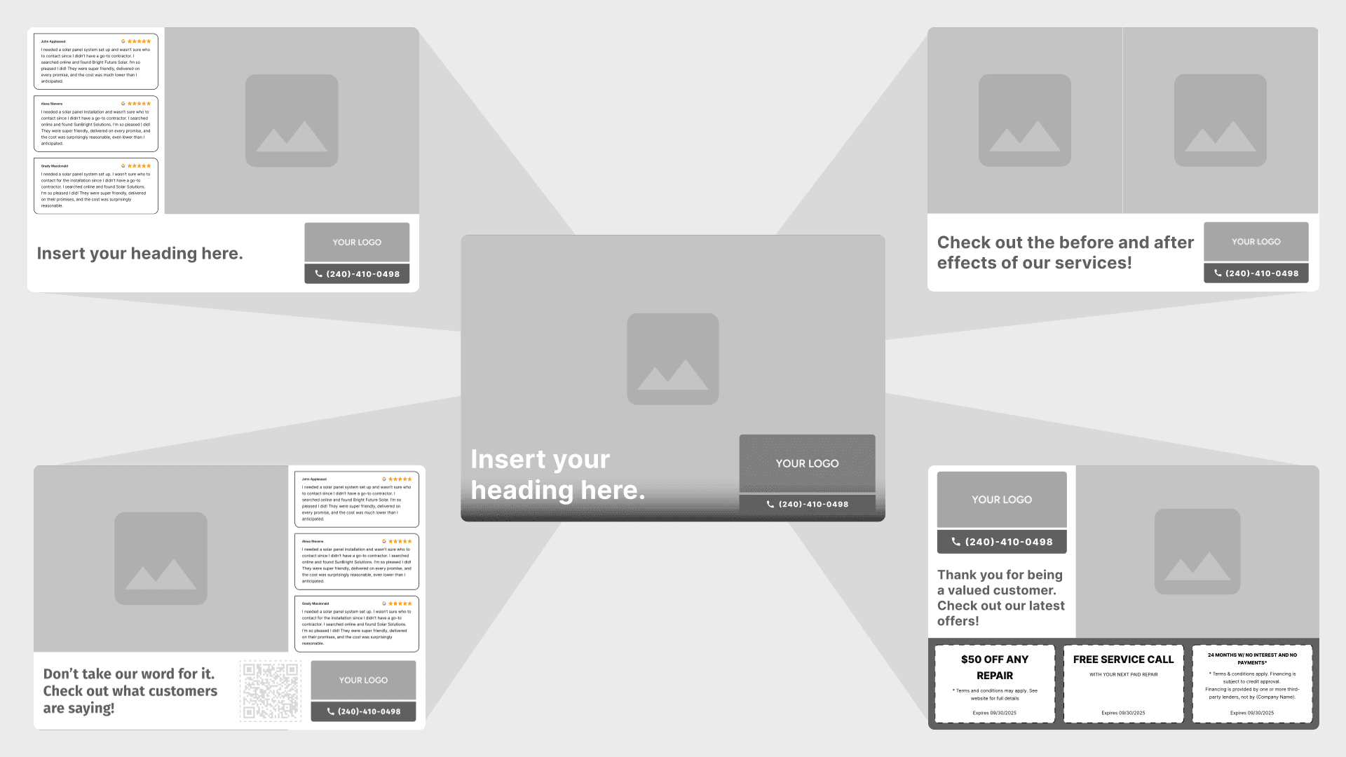 Constraint-based Figma templates so CSMs could produce print assets without breaking the layout