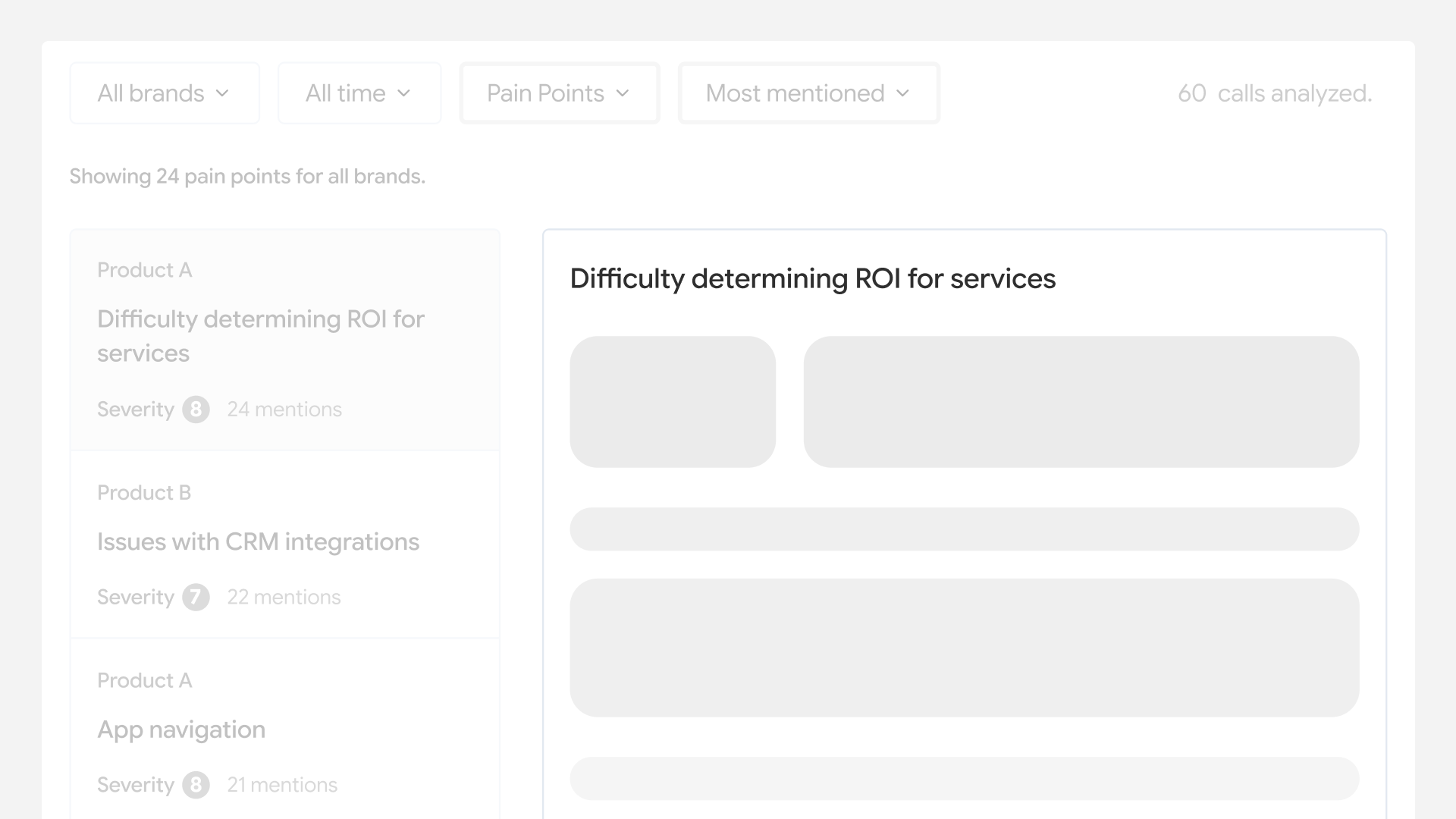 Principle 3 — Structured insight breakdown